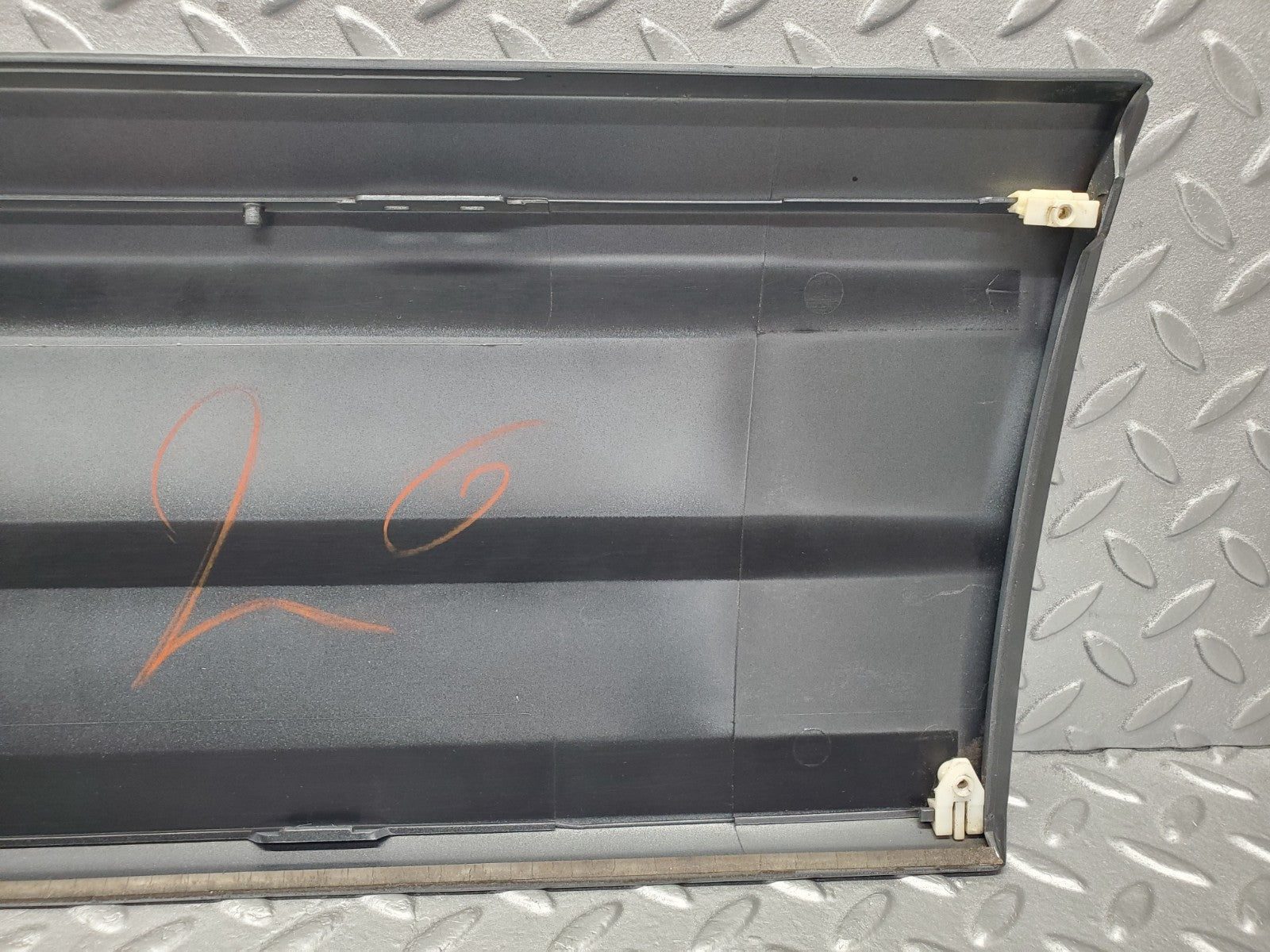 W201 Baby Benz front left door moulding trim used OEM