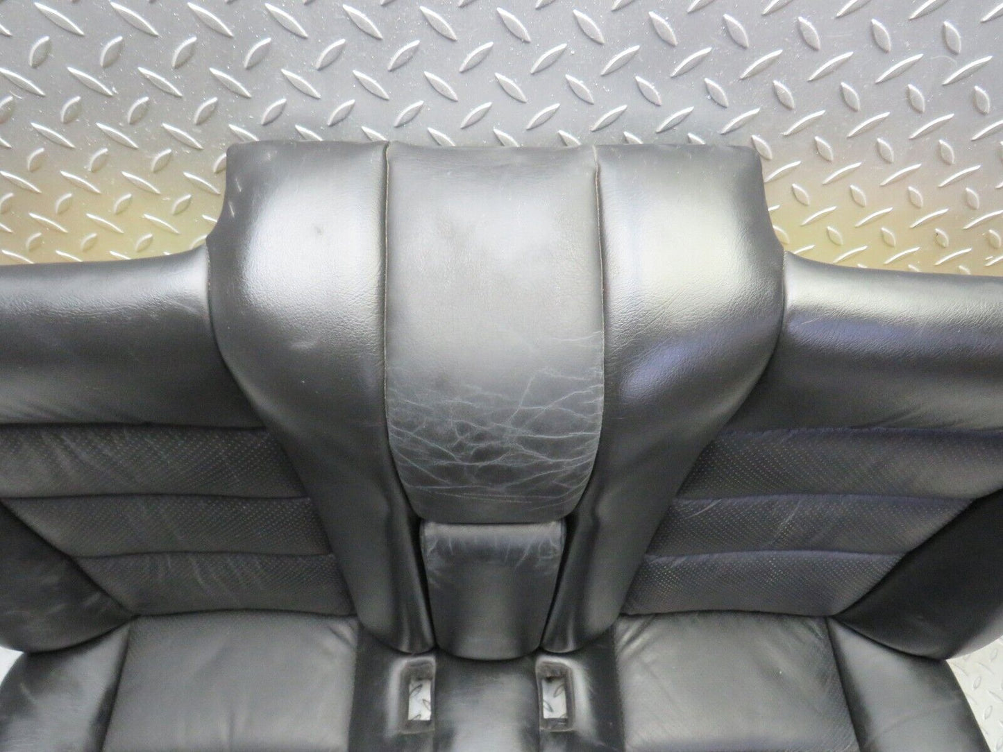 37878 Mercedes-Benz A124 320E Cabriolet Rear Seat Leather Black 1249203116