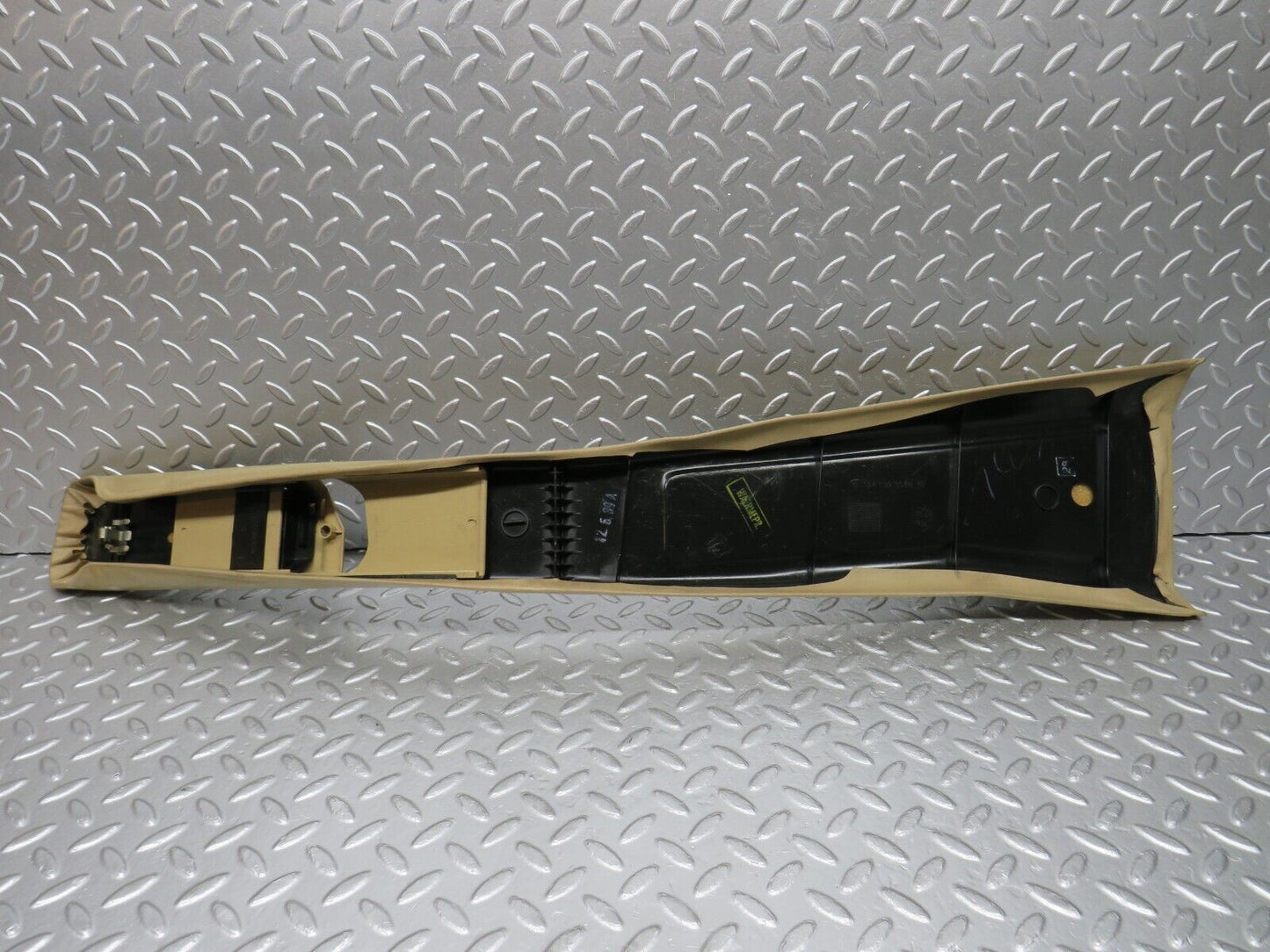 29236 Mercedes-Benz W124 230E B Pillar Cover Right Side Beige 1246923689