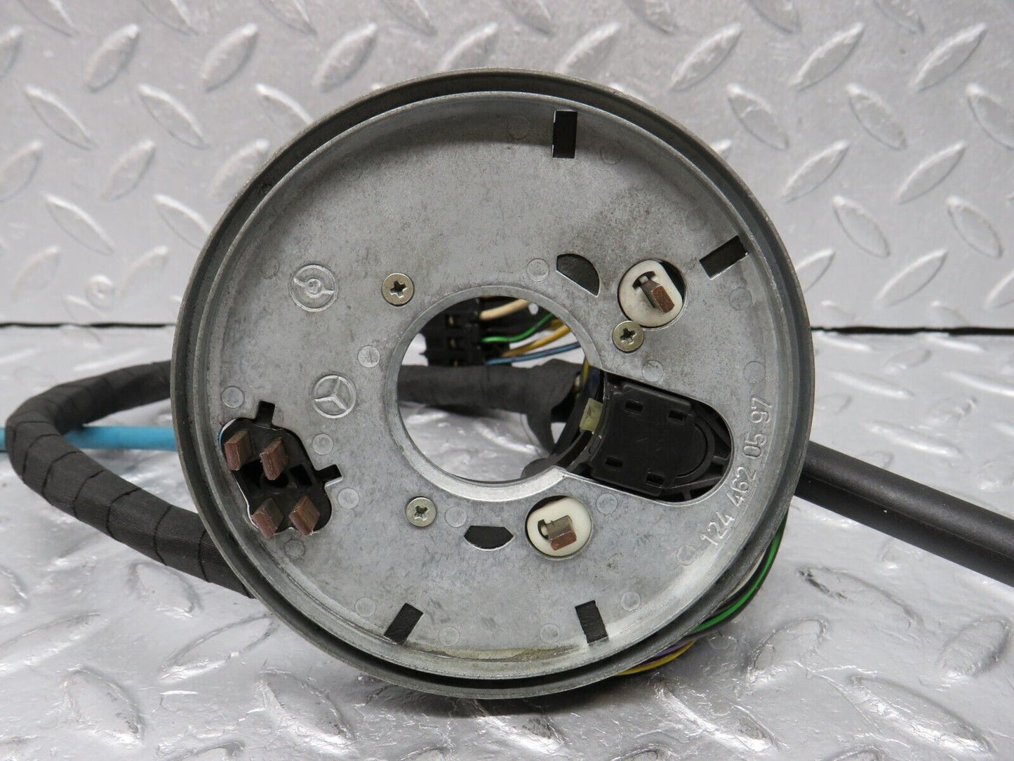 38768 Mercedes-Benz W201 190E 2.6L Indicator Wiper Stalk & Contact Plate 2015400544 1244620597