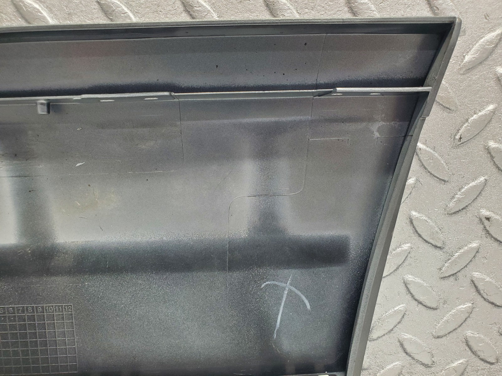 W201 Baby Benz front left fender wing moulding trim used OEM