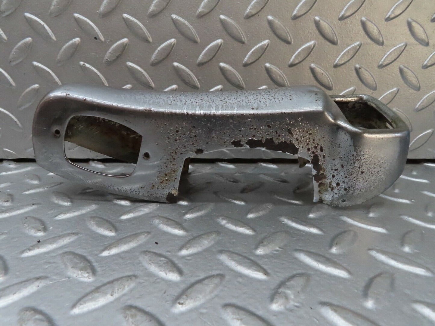18760 Mercedes-Benz W120 W121 Ponton Rear Bumper Chrome Overriders Pair