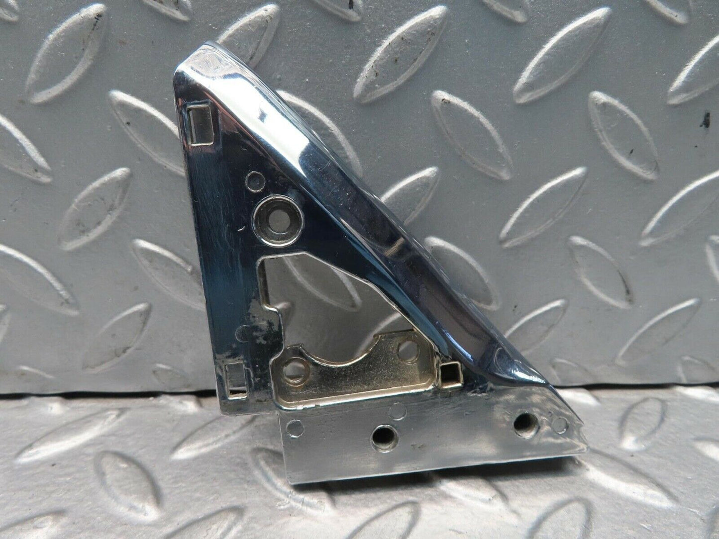 11678 Mercedes-Benz R107 450SL Coupe Left Wing Mirror Triangle Chrome Bracket