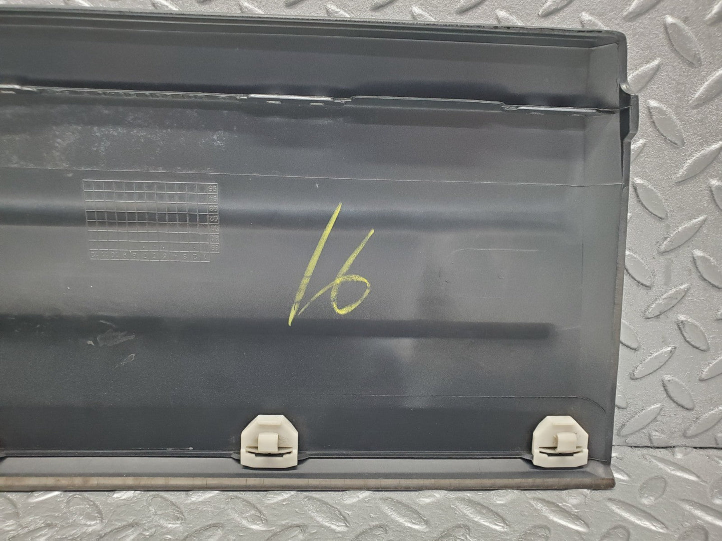 W201 Baby Benz rear right door moulding trim used OEM