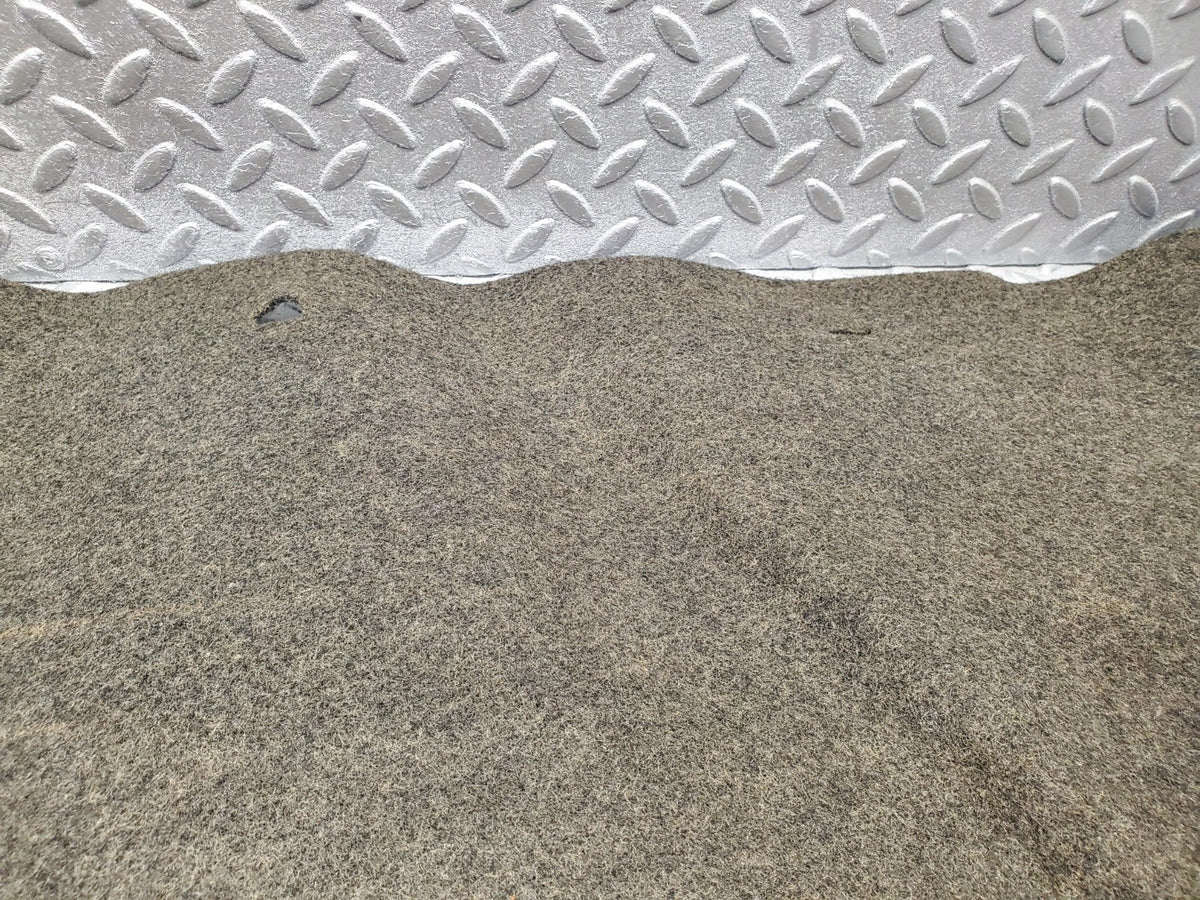 W201 Baby Benz fuel tank cover carpet grey used OEM
