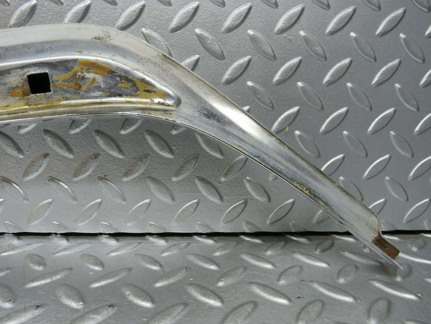 23364 Mercedes-Benz W116 350SE A Pillar Chrome Moulding Trim Right Side