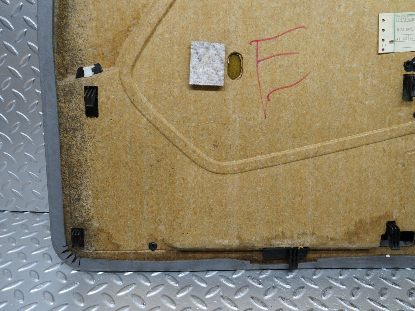 30240 Mercedes-Benz W124 230E Front Left Door Card Grey 1247271370