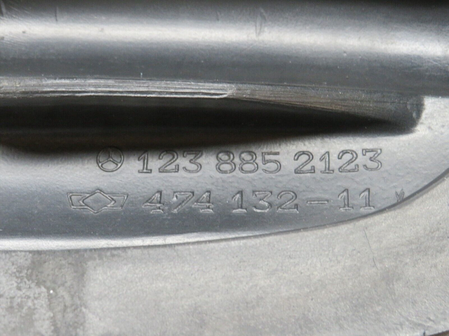 31957 Mercedes-Benz W123 230E Rear Left Bumper Rubber 1238852123