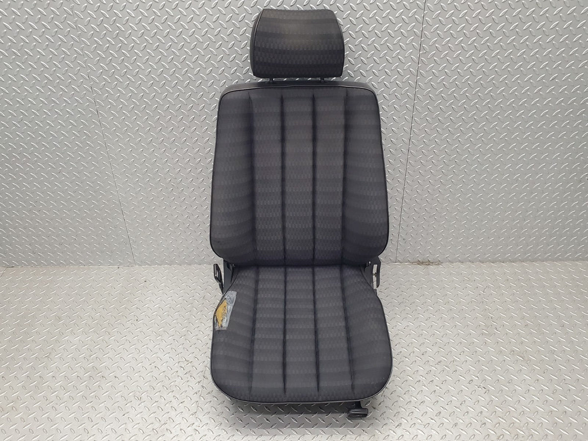 W201 Baby Benz front right driver seat black used OEM