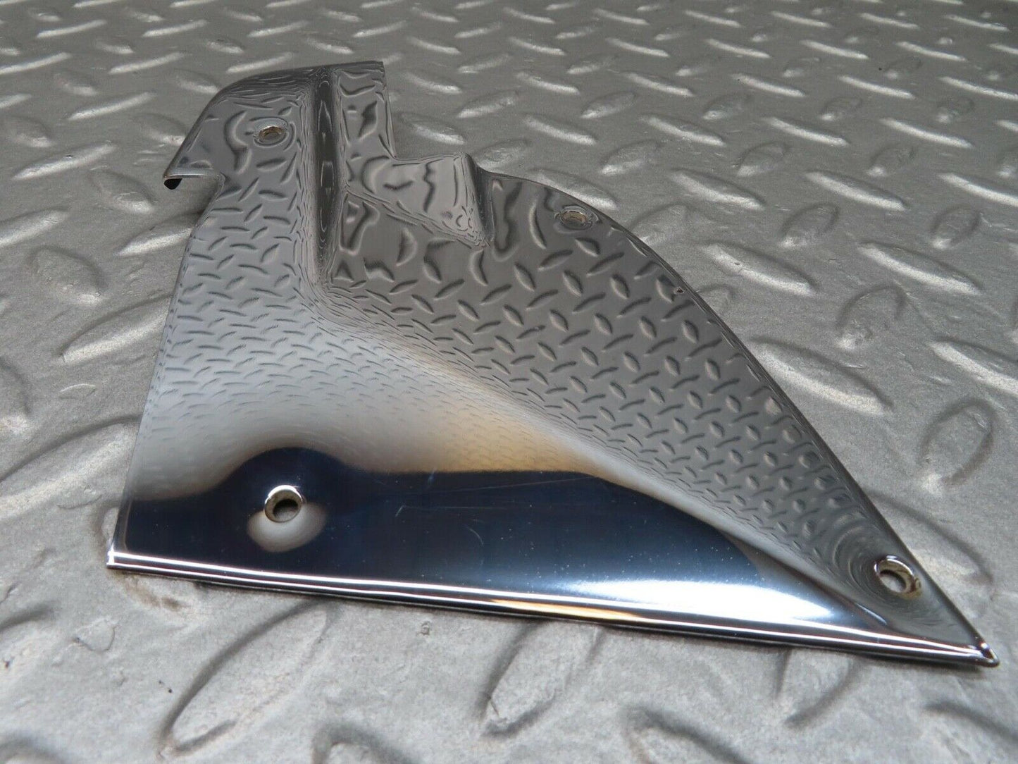 13975 Mercedes-Benz C107 280SLC B Pillar Chrome Cover Plate Left Side