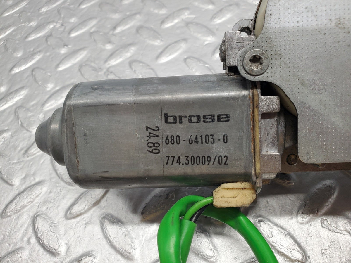 W201 Baby Benz rear left window regulator and motor used OEM