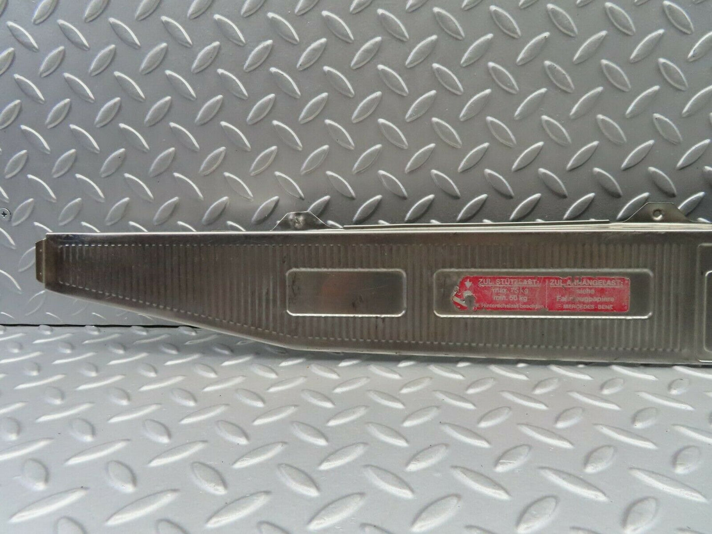 6625 Mercedes-Benz S124 E220 Wagon Trunk Edge Chrome Moulding 1246980089