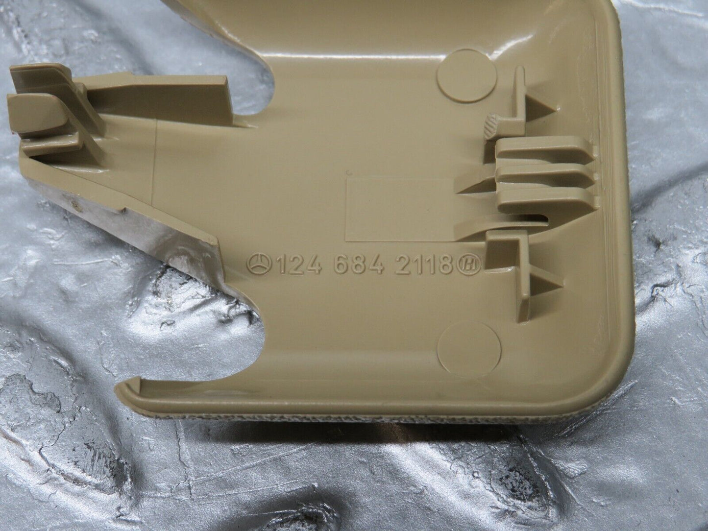 29545 Mercedes-Benz W124 230E Front Seat Rail Trim Cover Beige 1246842118
