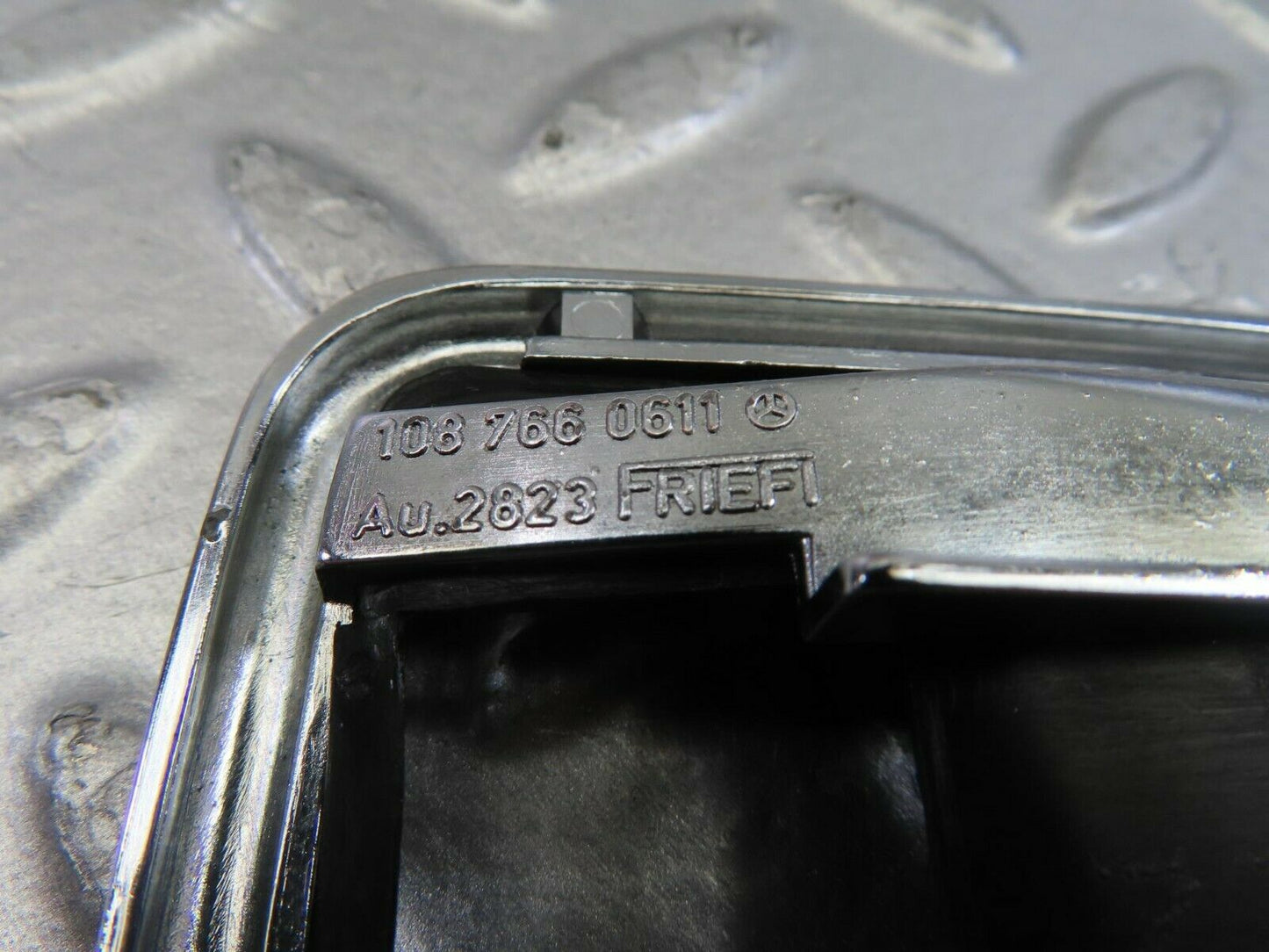 10832 Mercedes-Benz W123 230E Chrome Frame For Door Opener Right 1087660611