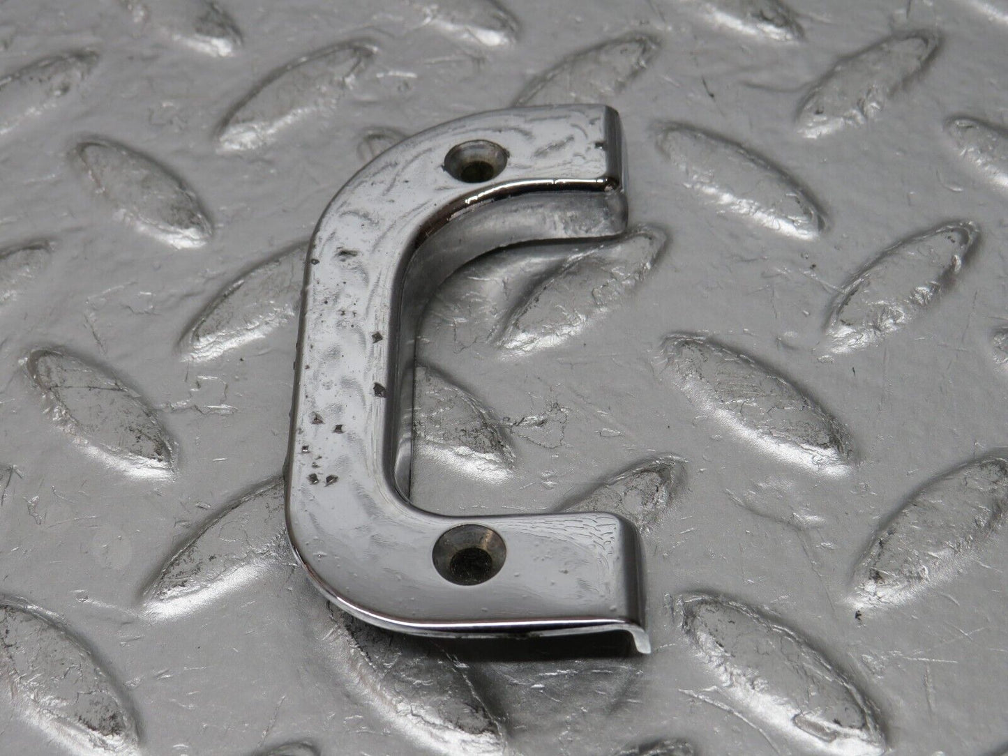 31000 Mercedes-Benz W123 200D Right Interior Chrome Door Latch Trim 1237230224