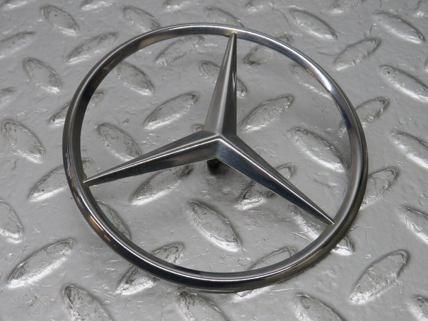 34355 Mercedes-Benz C126 380SEC Coupe Trunk Boot Lid Emblem  1267580058