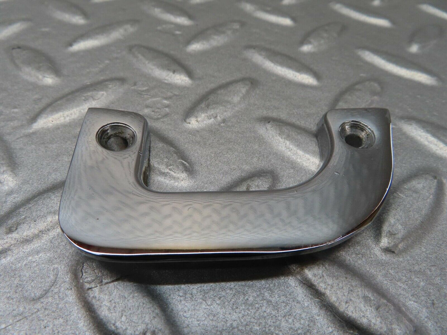 14139 Mercedes-Benz C107 280SLC Left Interior Chrome Door Latch Trim