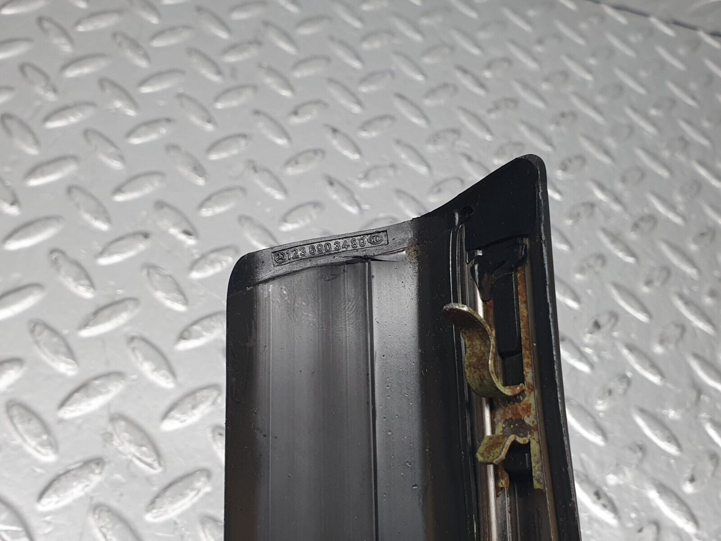 43921 Mercedes-Benz C123 230CE Coupe Right Door Lower Moulding Trim 1236903480