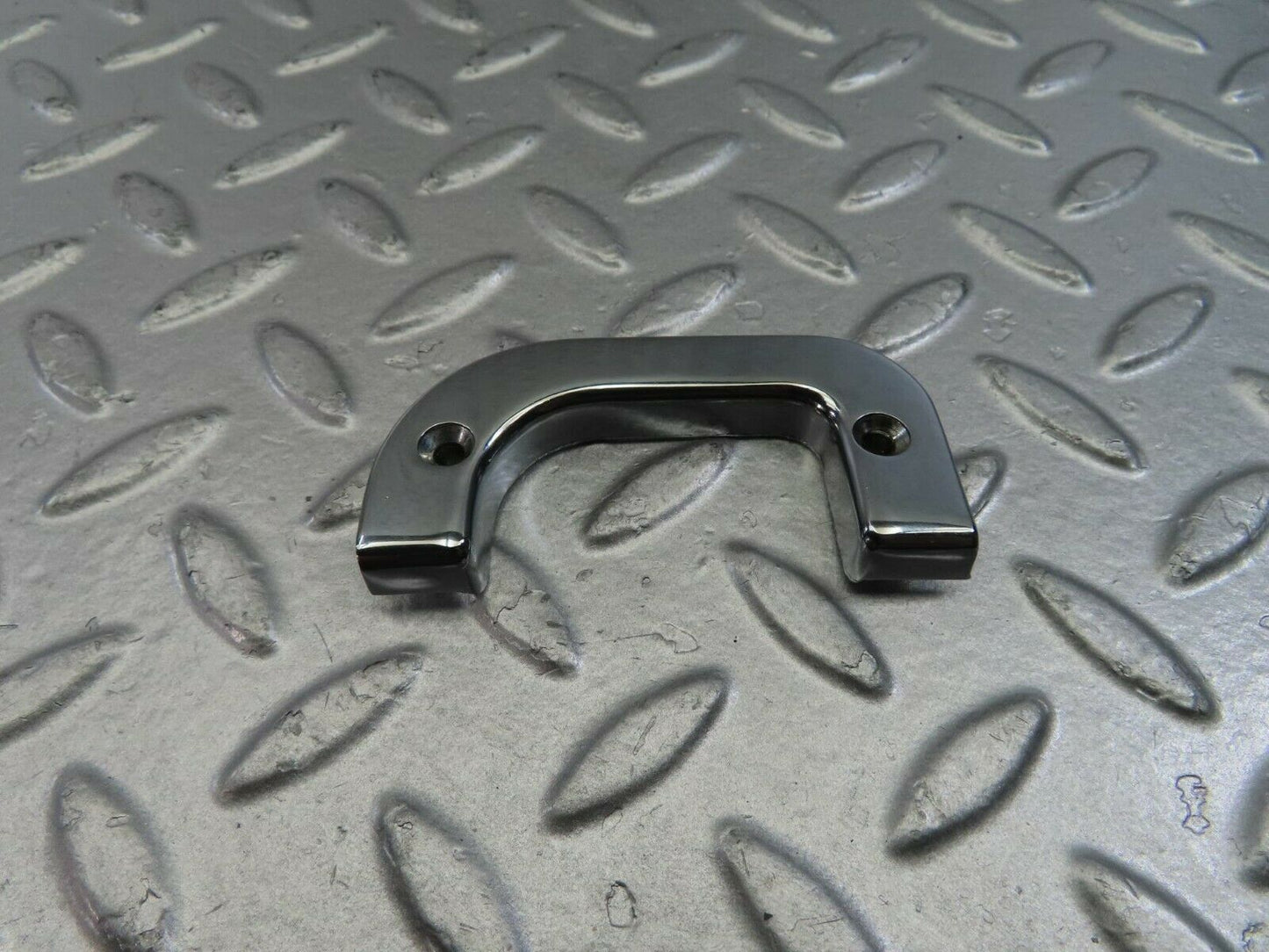 10830 Mercedes-Benz W123 230E Left Interior Chrome Door Latch Trim 1237230124