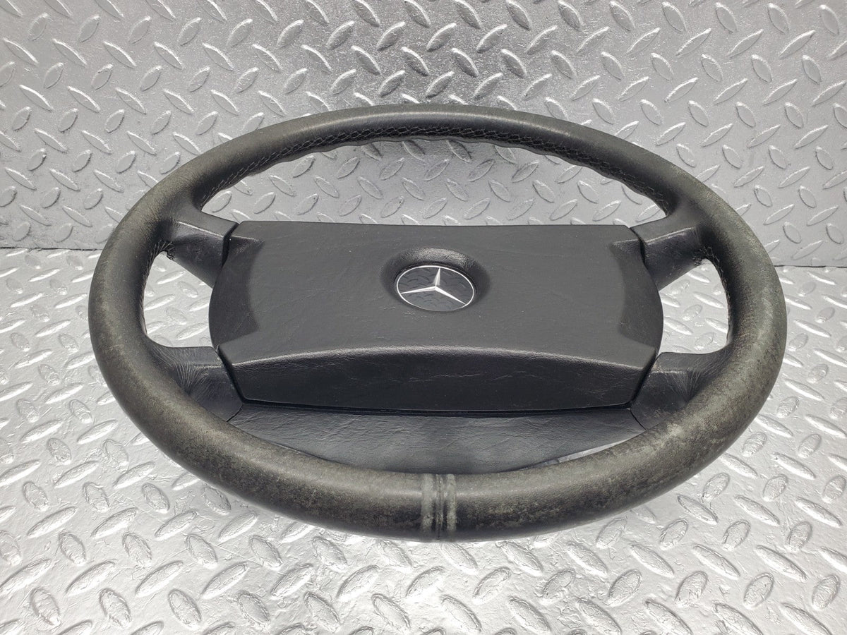 W201 Baby Benz leather steering wheel used OEM