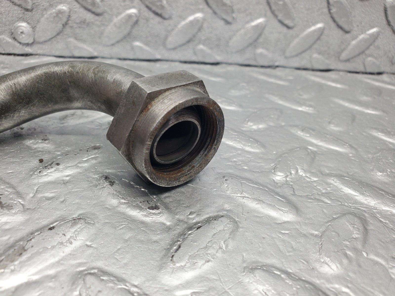 W112 thermostat housing coolant pipe used OEM
