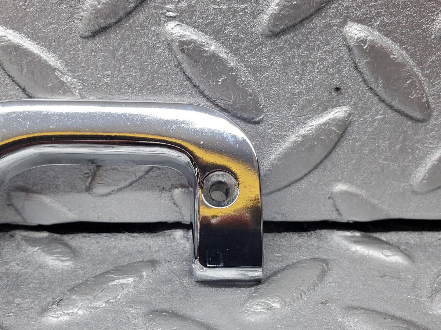 45558 Mercedes-Benz W126 420SE Interior Chrome Door Latch Trim Left 1237230124