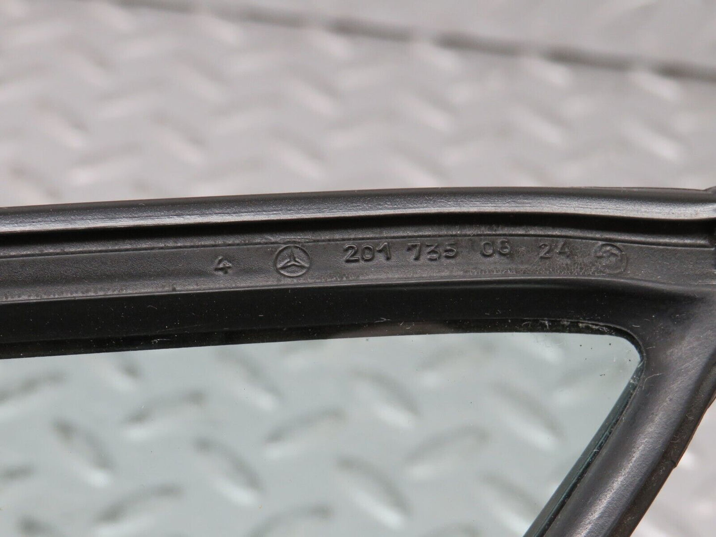 33827 Mercedes-Benz W201 190E Rear Right Quarter Window Glass 2017350624