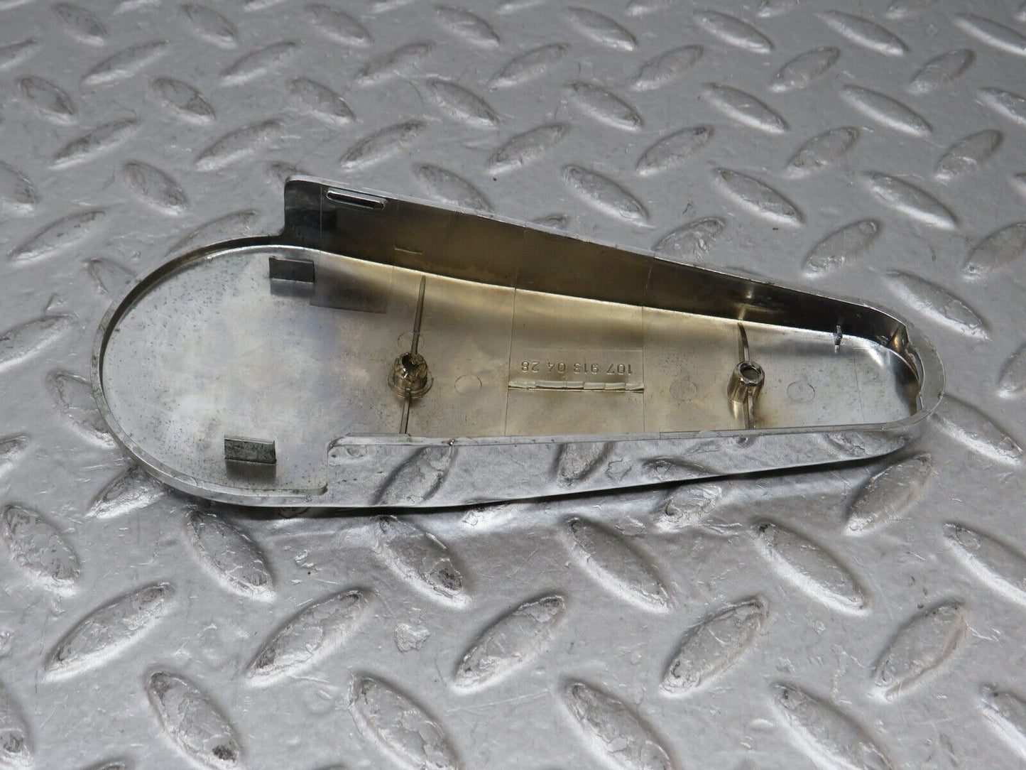 35654 Mercedes-Benz R107 280SL  Seat Hinge Chrome Cover 1079130428