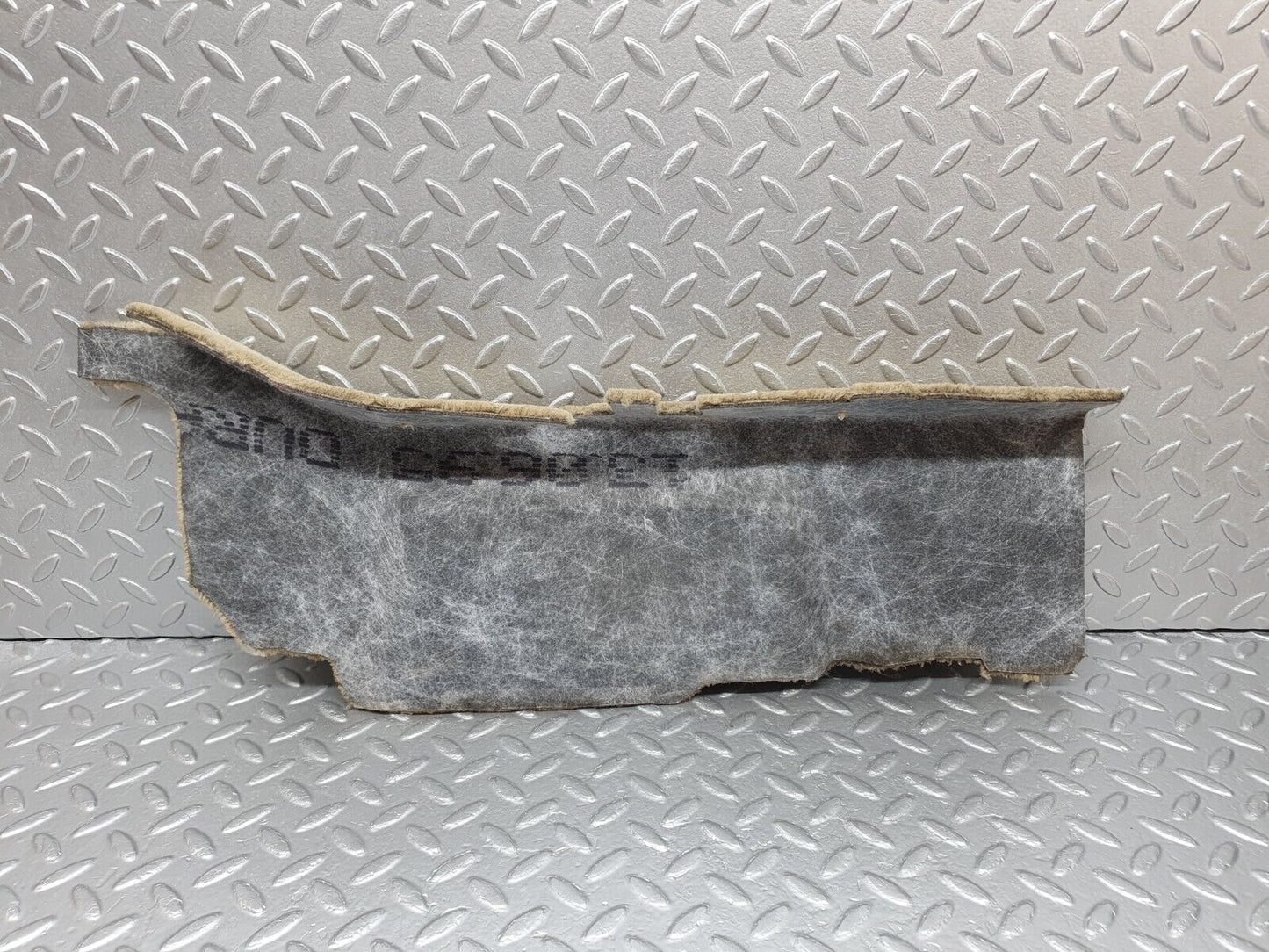 42185 Mercedes-Benz R129 320SL Coupe Rear Floor Cross Member Mat Carpet Beige