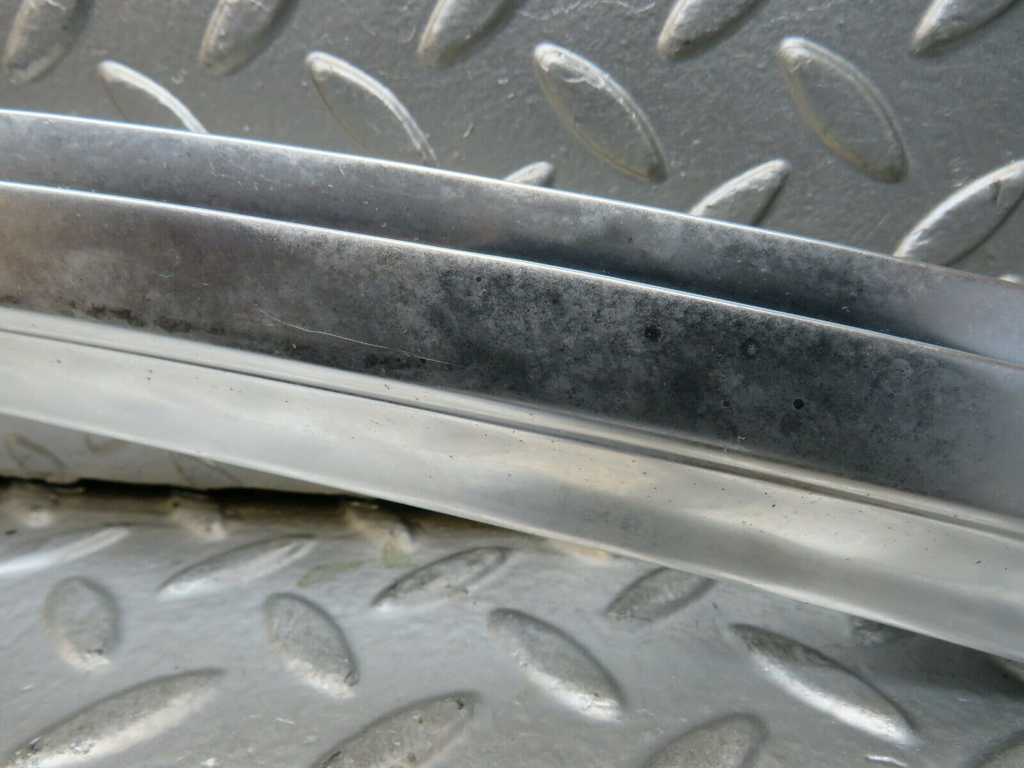 23369 Mercedes-Benz W116 350SE C Pillar Chrome Moulding Trim Left Side