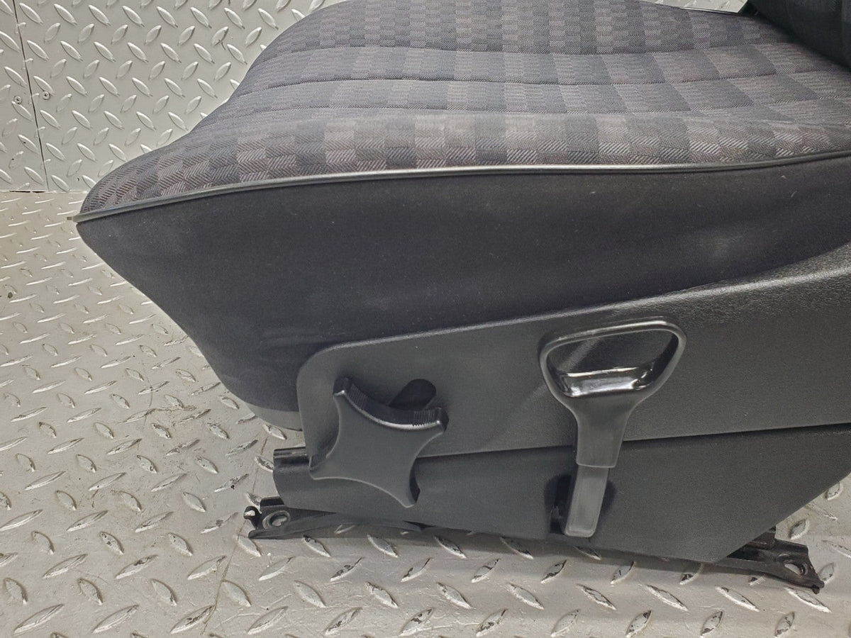 W201 Baby Benz front left passenger seat black used OEM