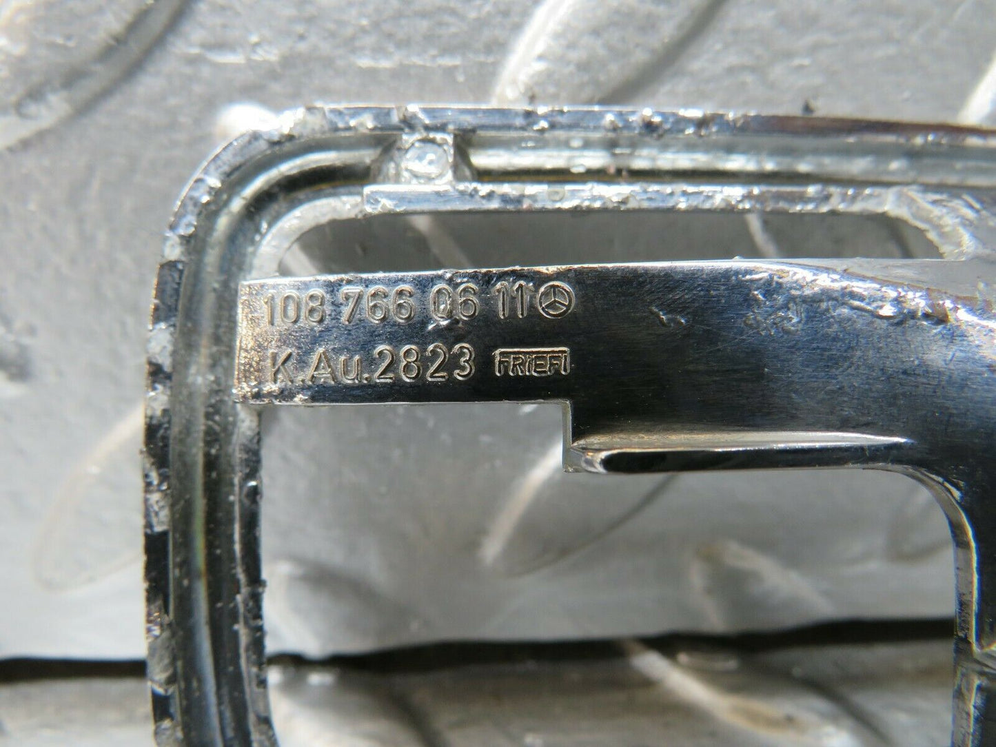 23256 Mercedes-Benz W116 350SE Chrome Frame For Door Opener Right 1087660611