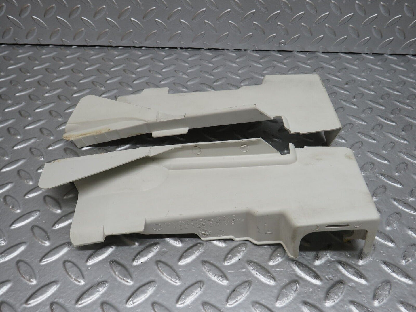 29321 Mercedes-Benz W124 230E Front Door Lock Cover Pair 1247230408 1247230308