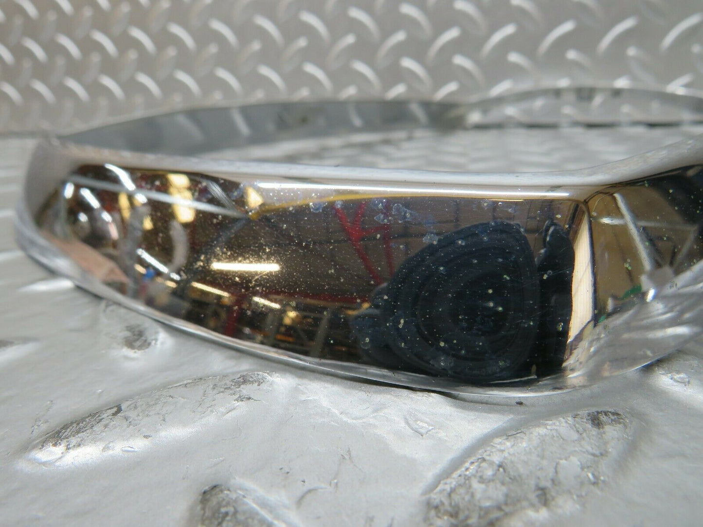 23494 Mercedes-Benz W114 280E Headlight Chrome Frame Hella 100710