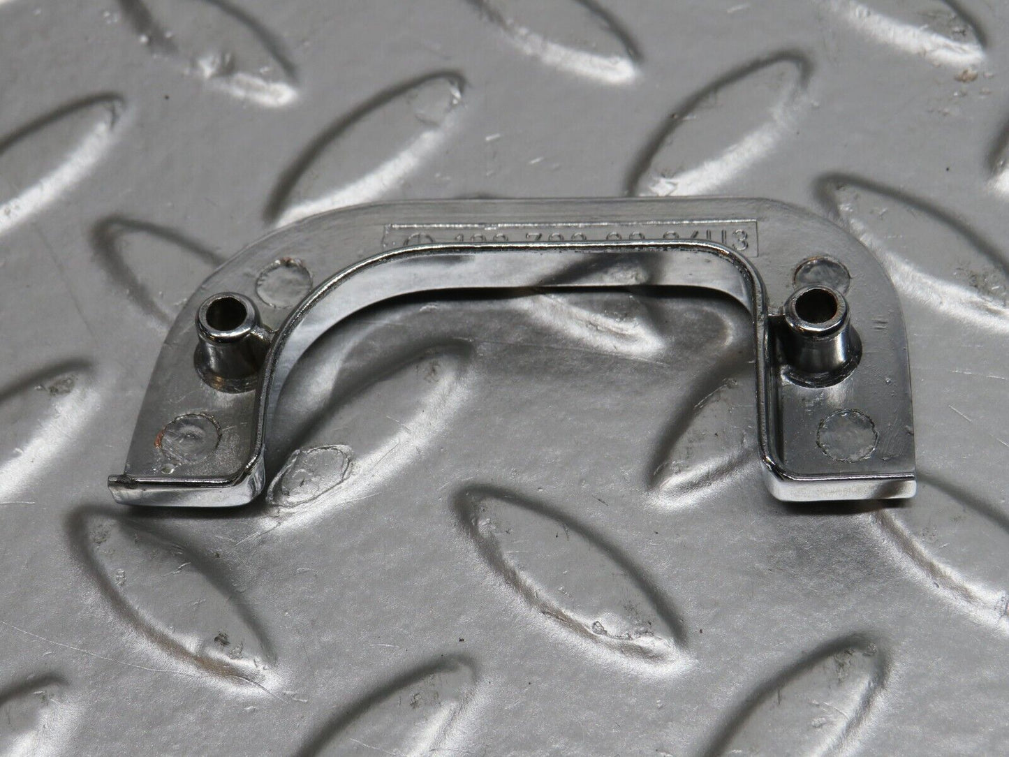 32181 Mercedes-Benz W123 230E Right Interior Chrome Door Latch Trim 1237230224