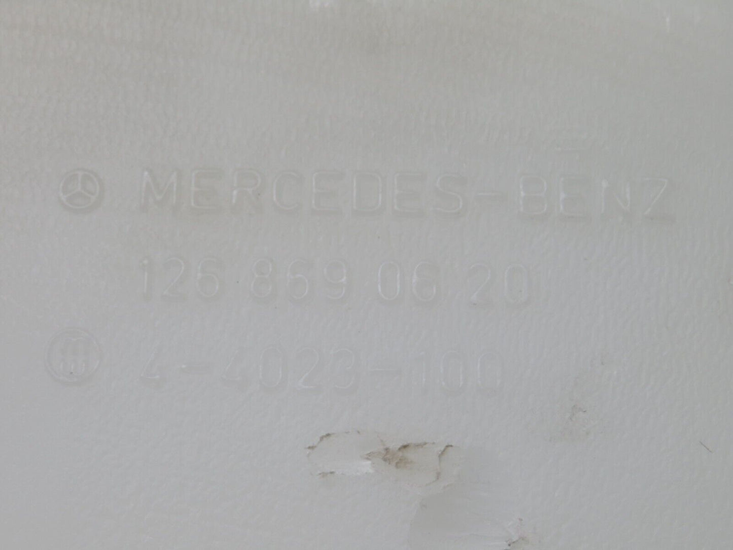 36941 Mercedes-Benz C126 420SEC Coupe Windscreen Washer Fluid Reservoir 1268690620 1248690072