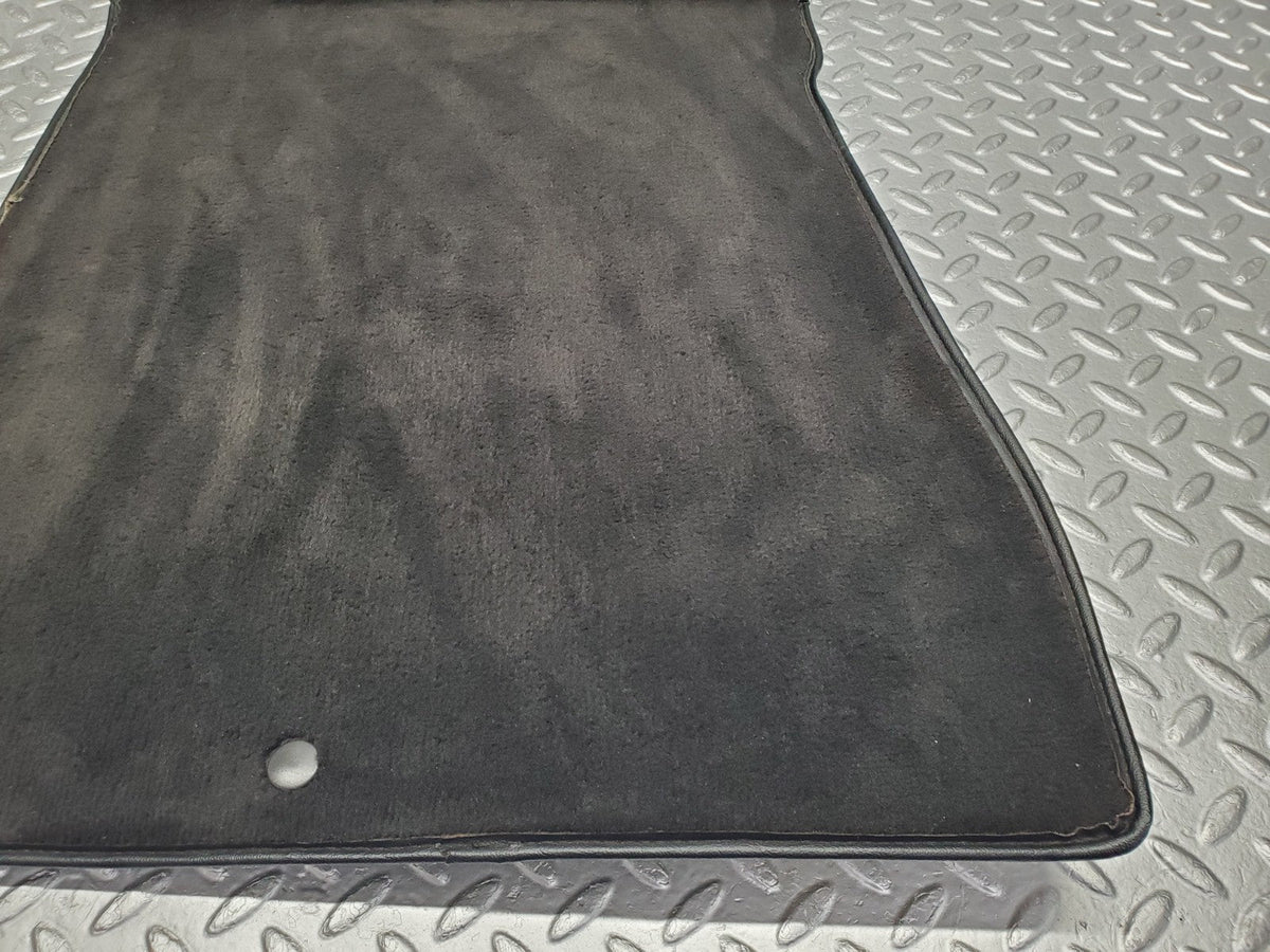 W201 Baby Benz front left floor carpet black used OEM