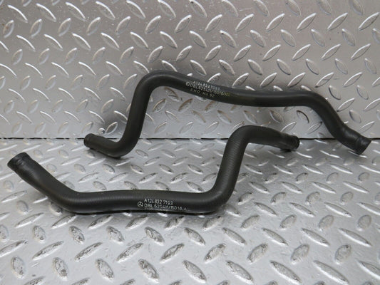 26606 Mercedes-Benz C124 220CE Heater Hose Pipe Pair 1248327193 1248327093