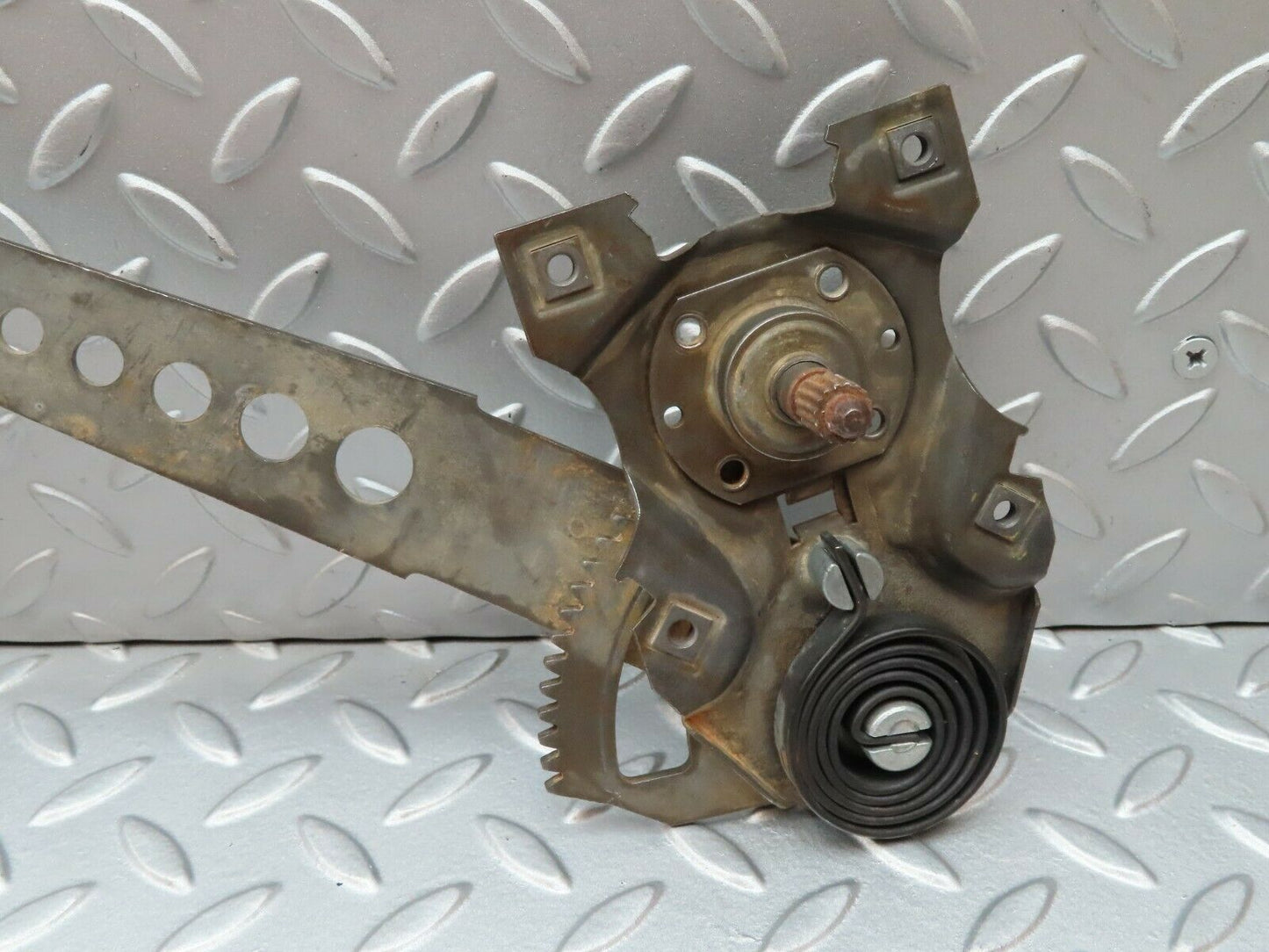 4309 Mercedes-Benz W123 230E Rear Left Manual Window Regulator 1237301946