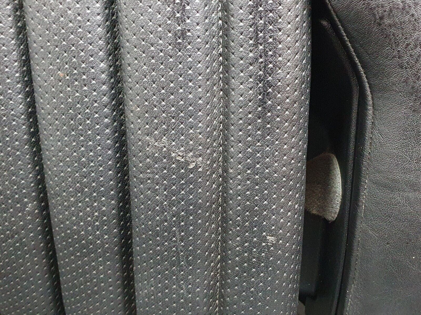 40811 Mercedes-Benz W123 300D Rear Seat Leather Black 1269201616