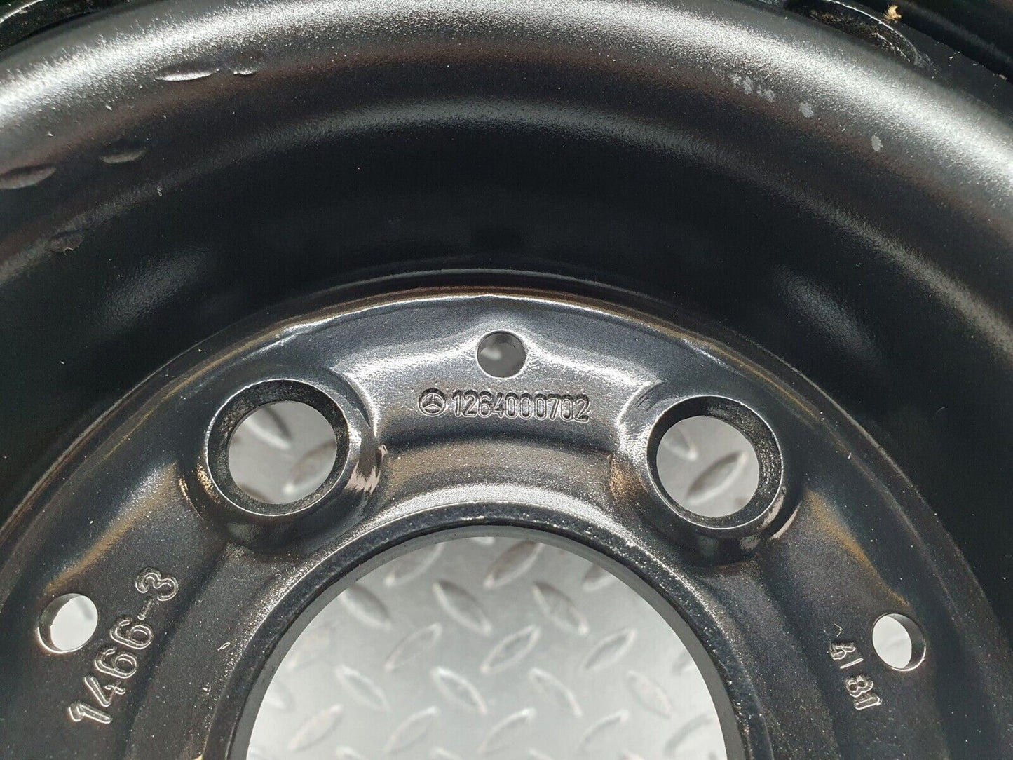 44243 Mercedes-Benz C126 380SEC Coupe Steel Wheel 6.5Jx14H2 1264000702