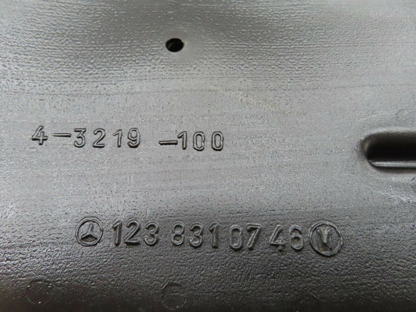 15823 Mercedes-Benz W123 280E Air Duct Heater Ventilation Right 1238310746