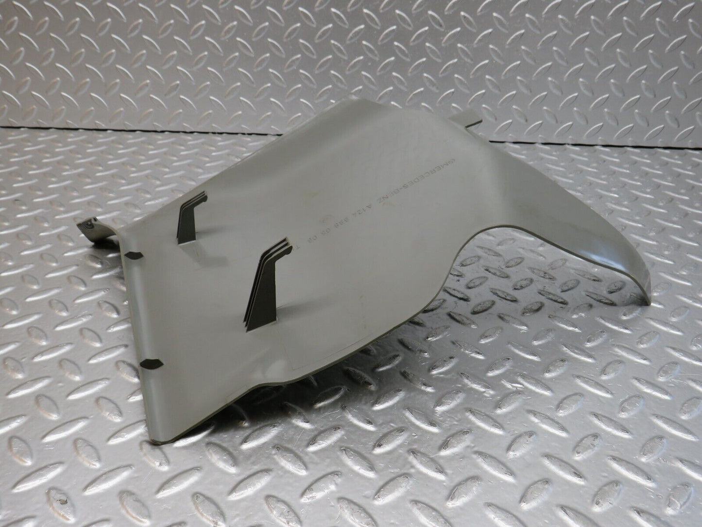 32353 Mercedes-Benz S124 300TE Front Left Kick Panel Trim Grey 1246880506