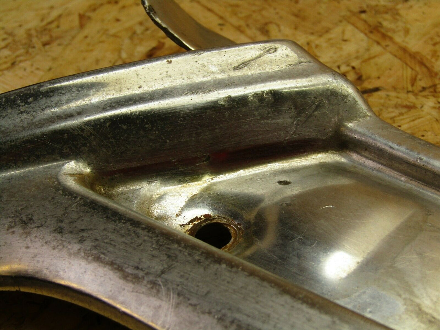 2167 Mercedes-Benz W116 350SE Front Right A Pillar Chrome Moulding Trim