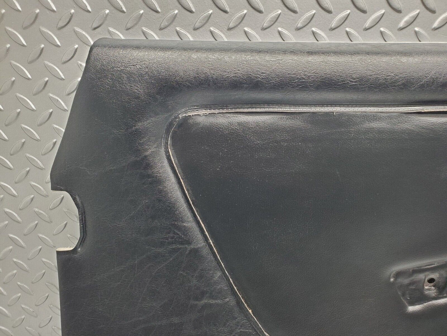 46420 Mercedes-Benz C123 280CE Coupe Left Door Card Black Leather 1237270564