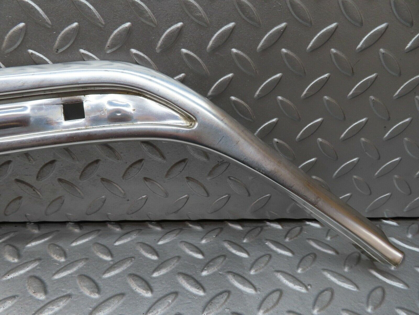 17683 Mercedes-Benz W116 450SEL A Pillar Chrome Moulding Trim Left Side