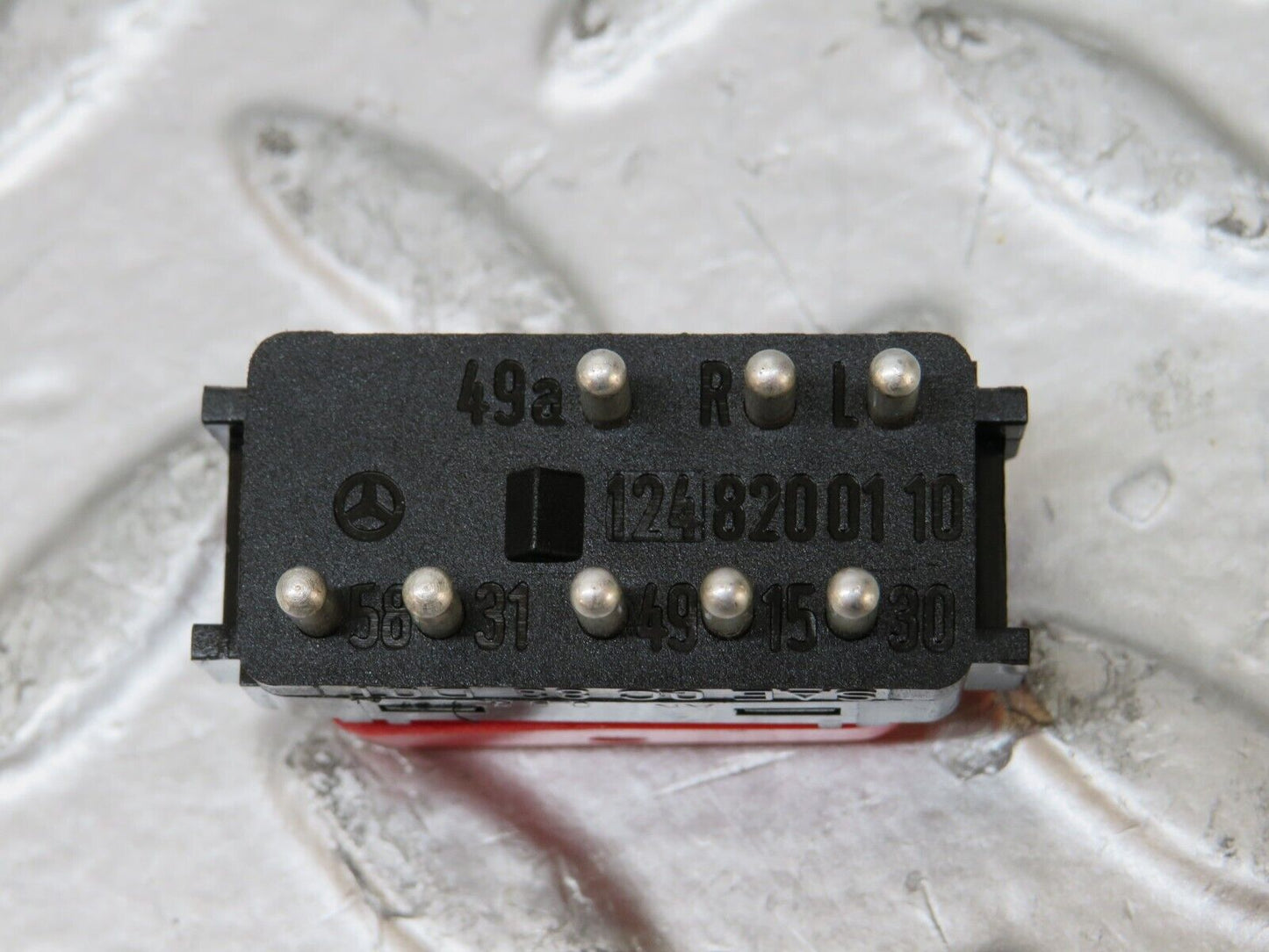 26526 Mercedes-Benz C124 220CE Coupe Hazard Warning Light Switch 1248200110