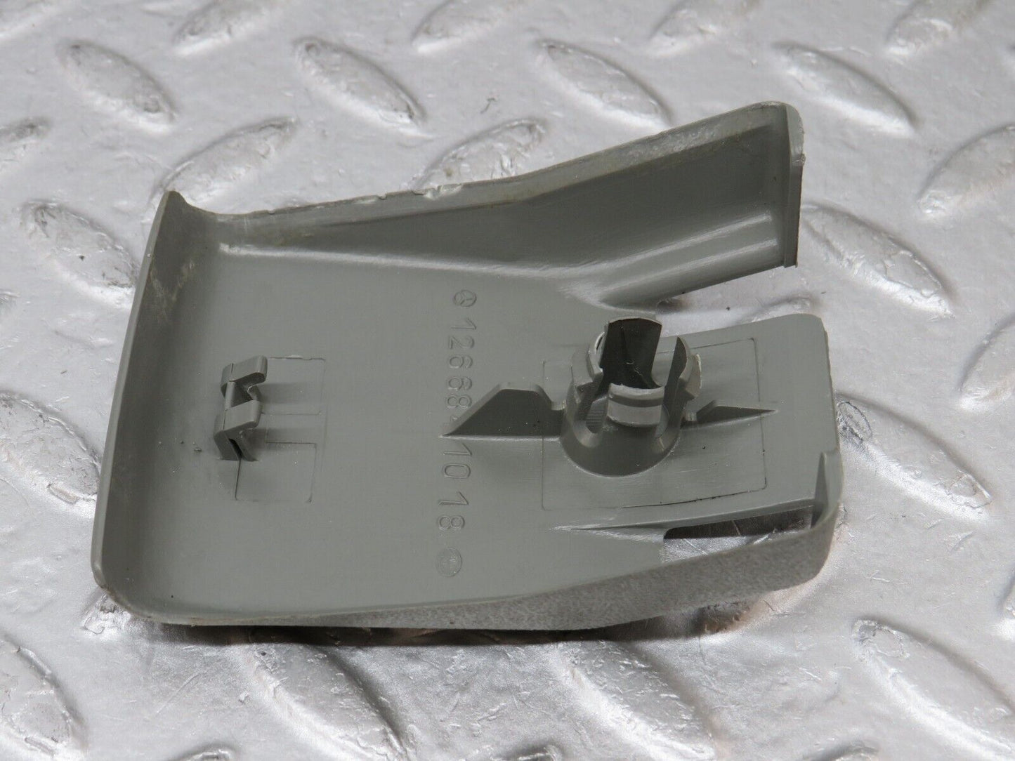 36053 Mercedes-Benz W126 420SE Seat Rail Cover Trim Grey 1266841018