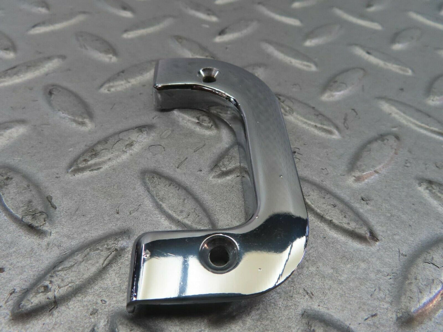 8722 Mercedes-Benz W123 Left Interior Chrome Door Latch Trim 1237230124
