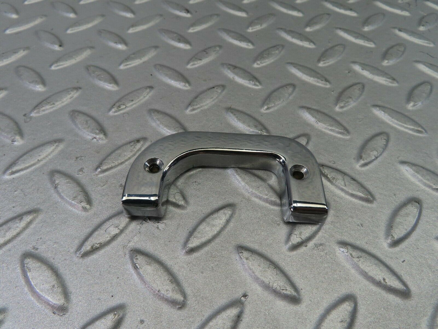 7624 Mercedes-Benz S123 230TE Wagon Left Chrome Door Latch Trim 1237230124